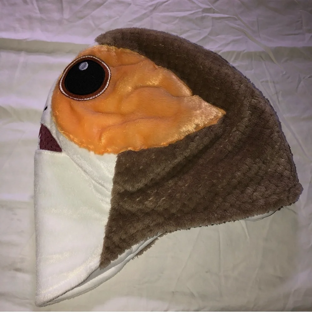 Kids size 4/6 Star Wars Porg 2 pc head + body . Lined and filled costume - Picture 9 of 16